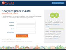 Tablet Screenshot of analyticalprocess.com